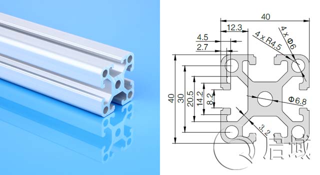 欧标4040D重型铝型材