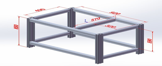 铝合金型材框架 铝合金型材框架