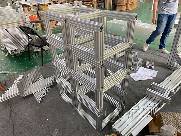 铝型材双槽架子