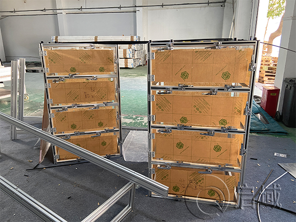 胶水固定板材机罩